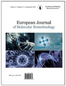 European Journal of Molecular Biotechnology, 2015, Vol.(9), Is. 3
